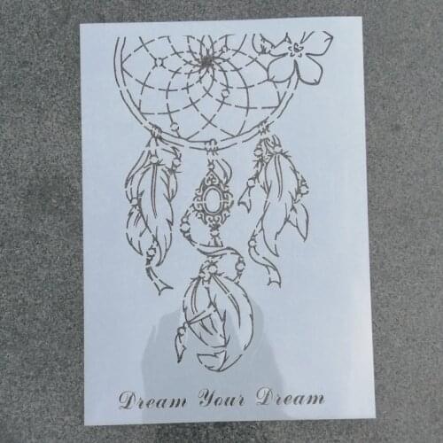 1pc Size A4 A3 A2 DIY Layering Mandala Stencils Wall Painting Scrapbook Coloring Embossing Album Decorative Template