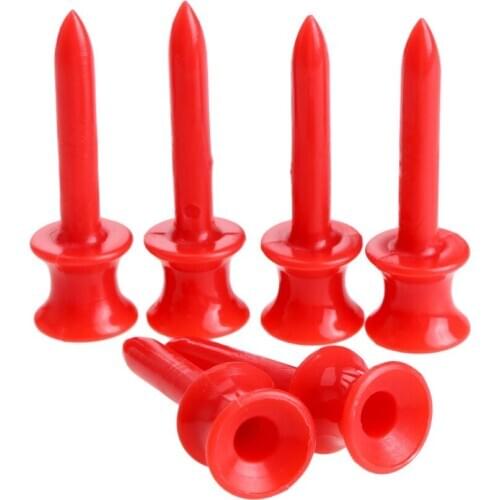 100pcs+41MM Plastic Red Golf castle ball Tees Golfer Club Practice Accessory Sports