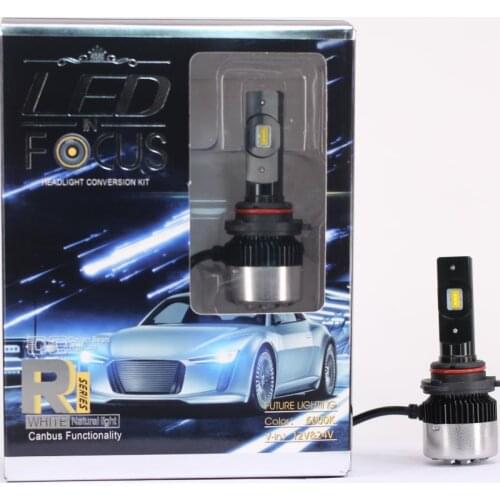 2pcs R3 6000K LED CAR COB HEADLIGHTS 36W/3800Lm ultra brightness auto car LED lights bulbs 12V GLOWTEC + FREE GIFT