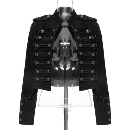 2020 Spring Autumn womens denim jackets Chic biker jackets coat for women B605