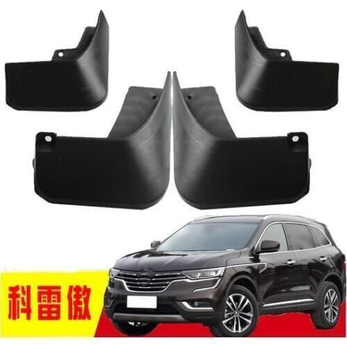 4PCS special for Renault Koleos 2017 AUTO Mudguards car fender Mud Flaps Mudflaps