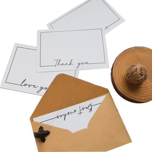 5set Vintage COLOR Envelopes for Invitations with Gift Card Window Envelope Wedding Letter Set Stationery
