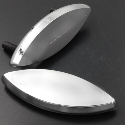 Aftermarket free shipping motorcycle parts Mirror Block Off Base For 2000-2006 Kawasaki Ninja Zx-12R Zx12R Zx 12R CHROMED