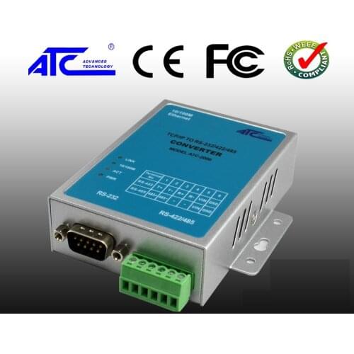 ATC-2000 Serial Server RS485 Mini Server Serial to Ethernet Communication Module with Power Supply