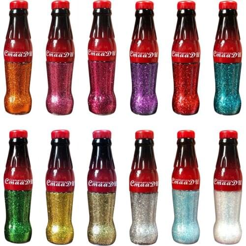 Glitter Liquid Eyeshadow Waterproof Colorful Eyeshadow Makeup Set Palette Cosmetic Makeup Fashion Women Cosmetic Glitter