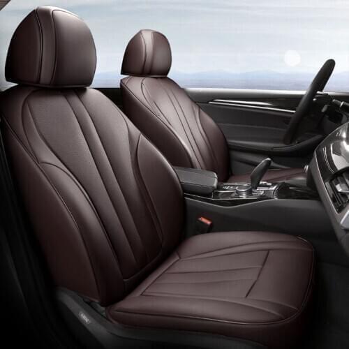 Custom cowhide car seat cover for auto Mercedes Benz w205 ML GLA GLK GLE S E G Class GLE AMG GLC SLK car covers stickers for car