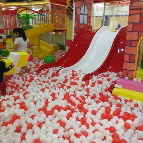Indoor ball pool slide,commercial soft playground structure