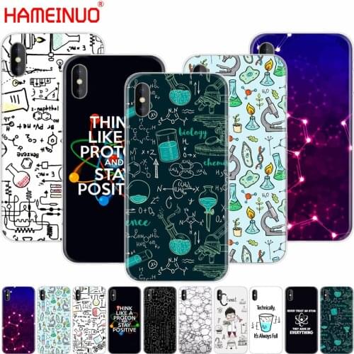 HAMEINUO Biology and Chemistry cell phone Cover case for iphone X 8 7 6 4 4s 5 5s SE 5c 6s plus