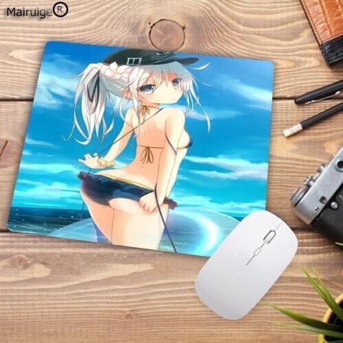 Mairuige Japan Sexy Girl Anime Stylish Mouse Pad Gaming Rectangle Mousepad Decorate your Desk Used In Office With Locking Edge