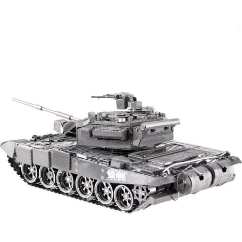 Metalhead 3D DIY Metal Puzzle T-90A Tank Model Laser Cutting Jigsaw 3D Laser Cut Assemble Jigsaw Toys Decoration GIFT For Adult