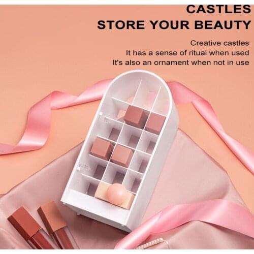 Lipstick Holder Make-up Organizer Cosmetic Storage Box Lip Gloss Storage Display Stand Transparent Storage Box Organizador