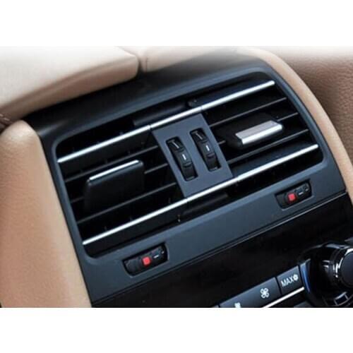 For BMW 7 Sereis F02 Rear Air conditioning outlet panel Console Fresh Air Outlet Vent Grille Cover Auto Accessories