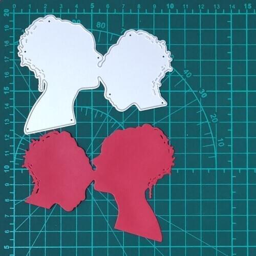 Meet and Kiss Family Christmas Metal Cutting Dies For Stamp Scrapbooking Stencils DIY Paper Album Cards Decor Embossing 2020 New