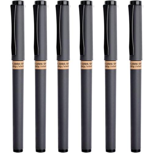 12PCS 0.5mm Stationery School Office Writing Luxury Black Roller Ball Ballpoint Cute Funny Gel Pens Bullet Journal