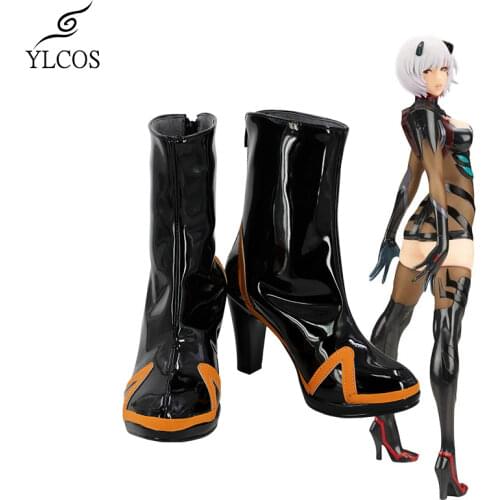 Anime EVA Ayanami Rei Cosplay Party Shoes Custom Made