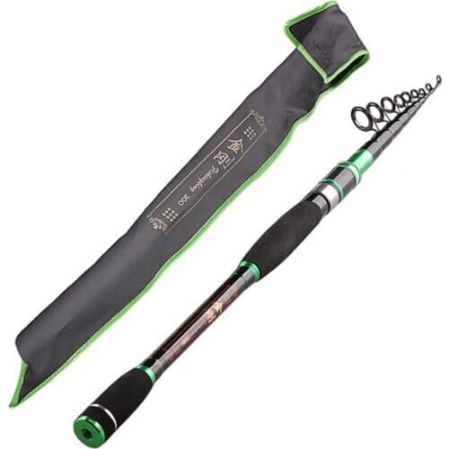 Ultra-short ultra-light carbon telescopic fishing rod attraction M /1.8 m/2.1m/2.4m/2.7m/3.0m long-range sea fishing rod