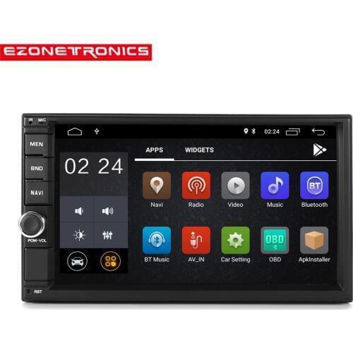 2 Din Android 6.0/8.0Car Radio Stereo 1024*600 Universal Car Player GPS Navigation Wifi Bluetooth Colorful lights remote control