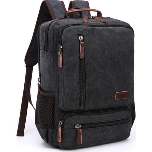 Vintage Backpack Men Back Pack Fashion Casual Canvas Women Backpacks For Teenager Shoulder Bag Rucksack Middle School Students