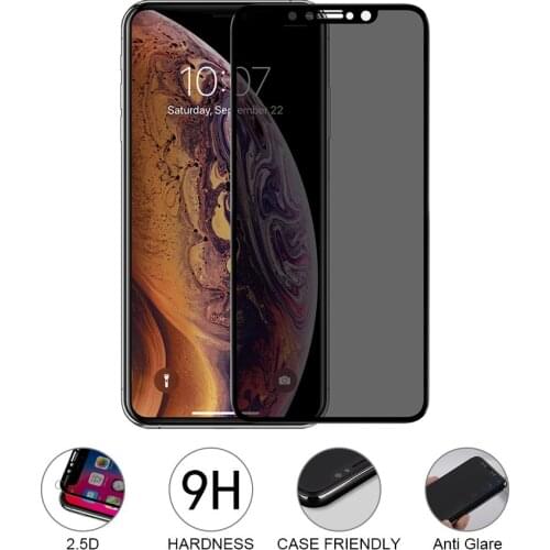 NILLKIN For iPhone 11 XS Max XR XS X 9H 3D anti glare Screen Protector Safety Protective Tempered Glass for iPhone XS Max Glass