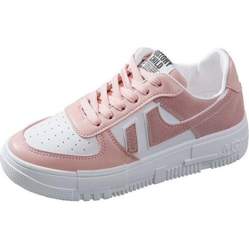 2020 Hot Flats Woman Sneakers Womens Shoes Ladies Casual Breathable Female Vulcanized Shoes Lace Up Woman Comfort Walking Shoes