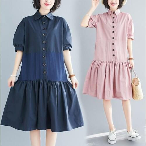 2020 New Arrive Summer Maternity Dress Woman Cute Patchwork Large Size Dresses Pregnant Woman Clothing MD-02273