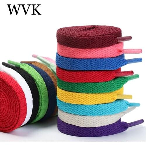 1pair fashion Flat Shoelaces Classic Shoe Laces Fit Fashion Solid Sport Shoelace Casual Unisex Shoe Strings Shoe Accessories AF1