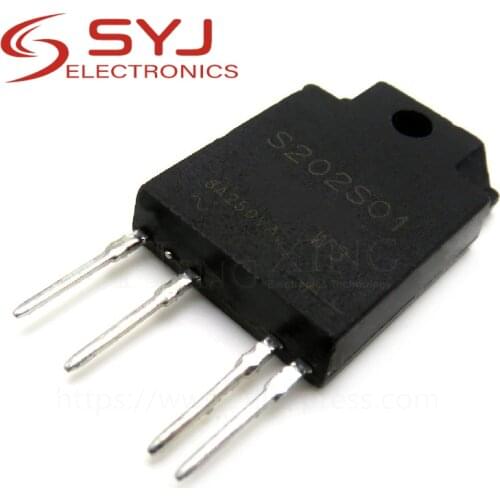 1pcs/lot S202S01F S202S01 RELAY SSR 240VAC 8A TRIAC 4-SIP Solid State Relays In Stock