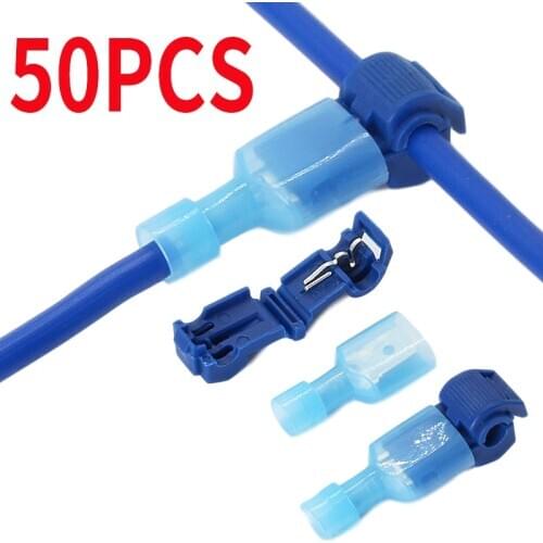 50Pcs(25set) Quick Electrical Cable Connectors Snap Splice Lock Wire Terminal Crimp Wire Connector Waterproof Electric Connector