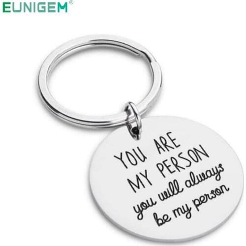 Keychain for Best Friend Girlfriend Boyfriend Couples Sister Brother Birthday Wedding Anniversary Husband Wife Key Ring