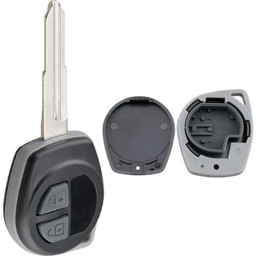 2 Buttons Car Key Fob Case Shell Replacement Remote Cover Car Key Accessories Fit for SUZUKI Vitara Swift Ignis SX4 Liana