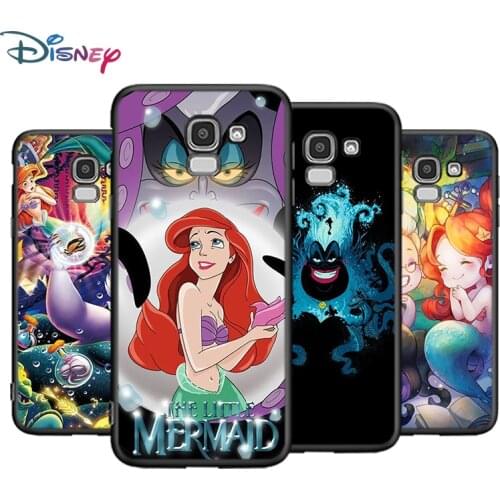 Black Soft Ursula The Little Mermaid For Samsung Galaxy J8 J7 Duo J6 J5 Prime J4 Plus J3 J2 Core 2018 2017 2016 Phone Case