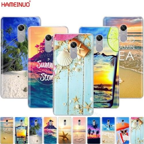HAMEINUO Summer Beach Relax Starfish Cover phone Case for Xiaomi redmi 5 4 1 1s 2 3 3s pro PLUS redmi note 4 4X 4A 5A