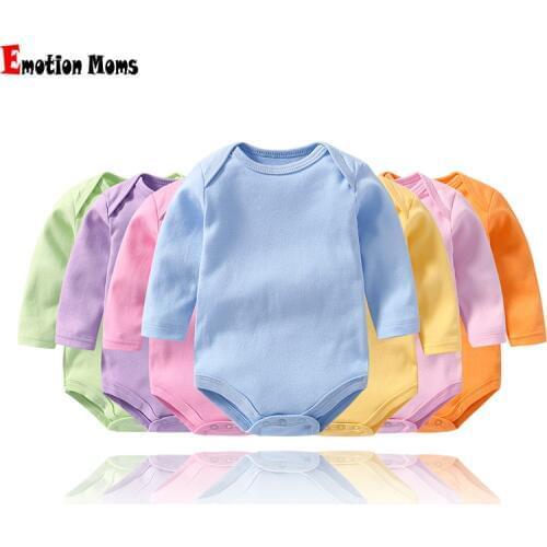 Боди с длинным рукавом для малышей Emotion Moms China At AliExpress