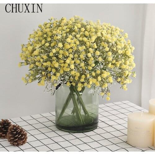 Imitation silk mini gypsophila bouquet home hotel dining table decoration wedding decoration Valentines day photography props