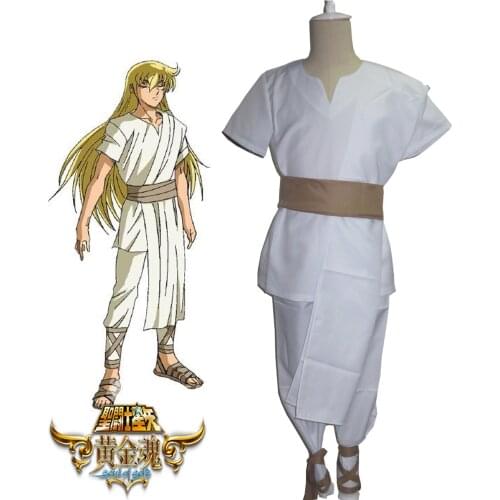 Saint Seiya:Soul of Gold Gold Saints Virgo Shaka Cosplay Costume