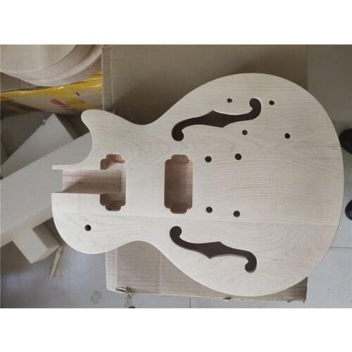 Unfinished Mahogany Electric Guitar Body DIY Lp style