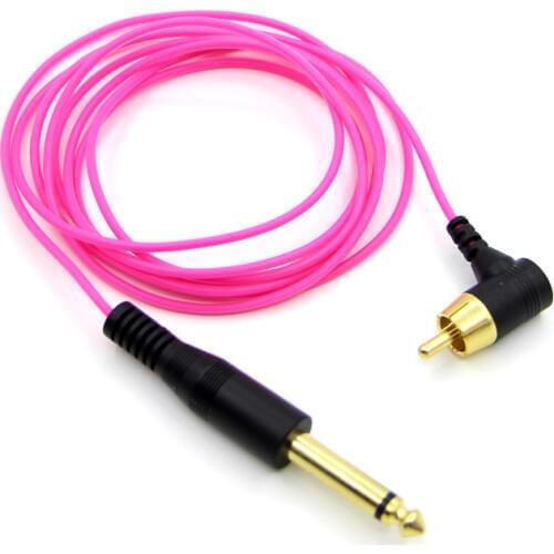 New! 1.8m RCA interface Line Tattoo Hook Line Silicone RCA Plug Tattoo Machine Power Cord