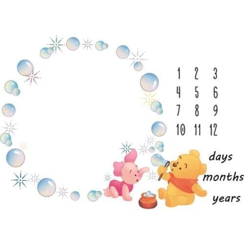 Newborn Photo Blanket For Baby Angel Wings Baby Floral Cotton Blanket Milestone Photography Photo Prop Shoots Photography Cloth