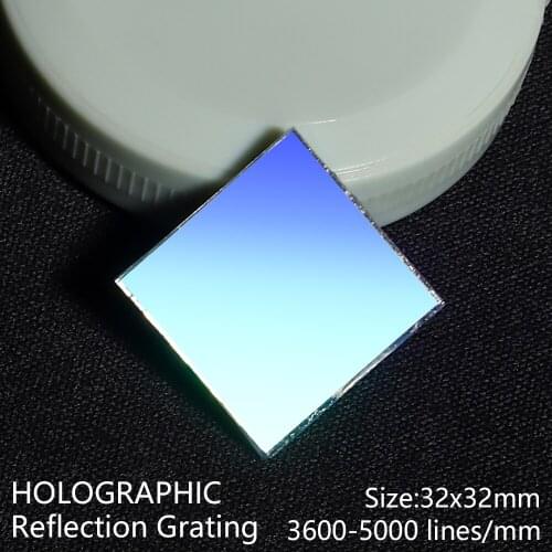 Plane holographic reflection grating 2400-3600 lines physical optics instrument spectrometer Spectroscopic interference 32x32mm