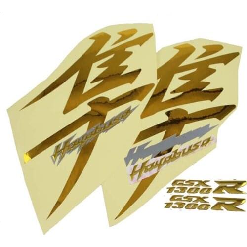 KODASKIN Complete decals stickers Raise 3D Emblem whole Glod fit for HAYABUSA GSXR1300 1997-2007 2008-2017