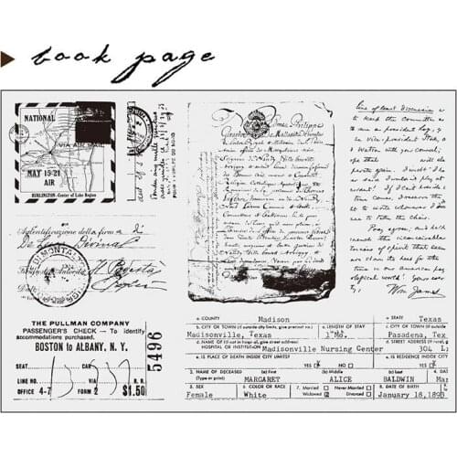 Look page/navigation cake Transparent Clear Silicone Stamp/Seal for DIY scrapbooking/photo album Decorative clear stamp A0354