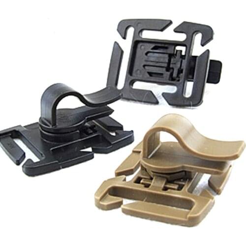 Adjustable water Bag Clip 360 degree rotatable outdoor backpack accessories drinking bag pipe clip hiking gear