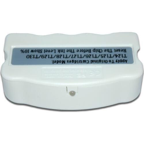 Chip Resetter for T126 T1261-T1264 for Epson Workforce 630 635 60 840 435 545 645 845 nx430 nx330 wf-3520 wf-3540 printer