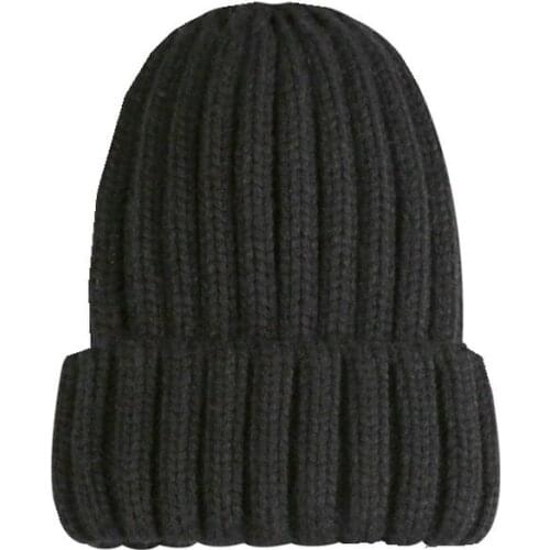 Winter Thickened Adult Hat Flanging Warm Parent-Child Hat Crochet Men Women Cap 8 Colors SA390