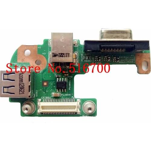 SPARE PARTS Power board For Dell N5110 DC Power Jack port Board VGA USB2.0 DQ15DN15 CRT 48.4IF05.021 Tested