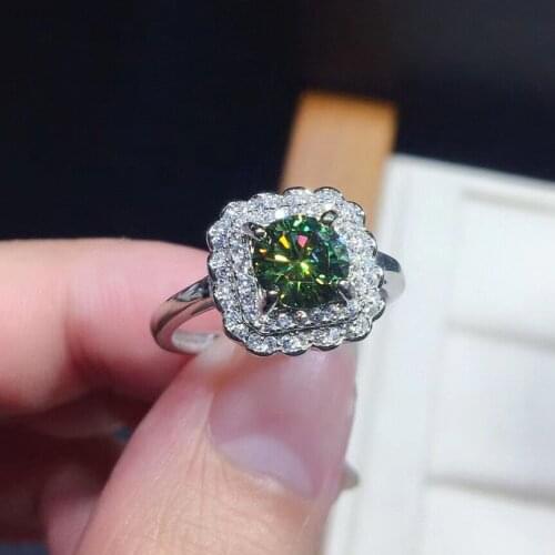 Elegant Silver Color White Green Gems Crystal Thin Ring AAA Cubic Zirconia Women' Ring Wedding Band Engagement Ring Fine Jewelry