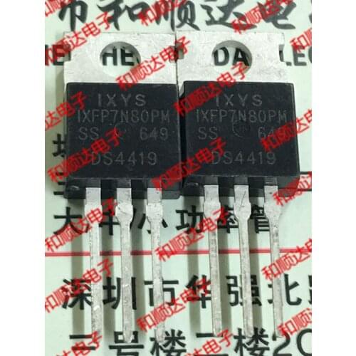 10pcs/lot IXFP7N80PM new original spot TO-220 800V 3.5A