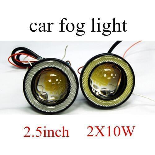 2.5 inch 10W LED Driving Light car roof light angle eye high Quality lamp bulbs 12V best selling 2.5 pieces