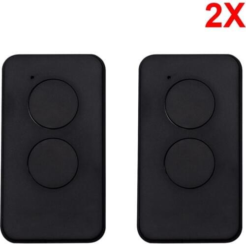 2pcs DOORHAN Transmitter 2 pro Gate Remote For DOORHAN 433MHz Black 2Channel