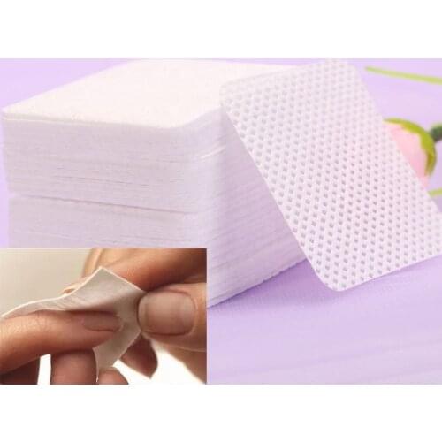 300pcs/lot Lint Free Nail Wipes Acrylic Gel Tips Remover Cotton Pads Cleaning Manicure Tools